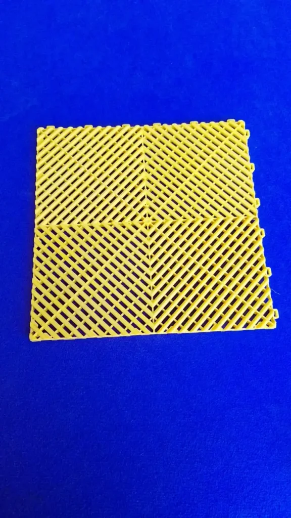 Yellow Garage Floor Tiles