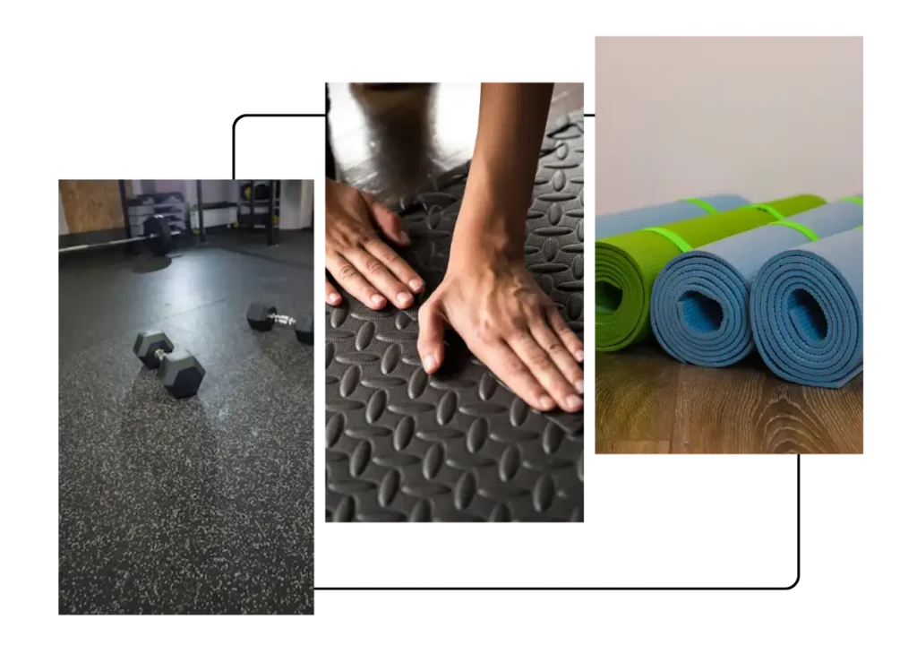 Customized Gym Rubber Flooring