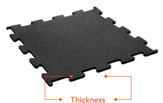 Puzzle Rubber Flooring
